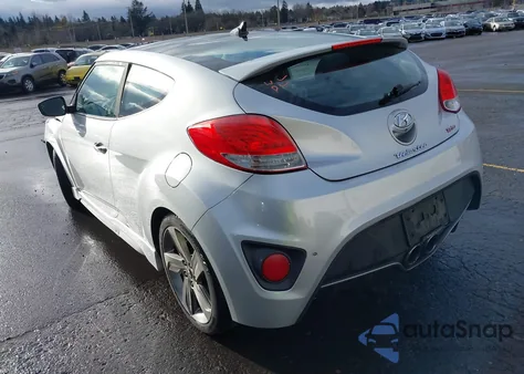 2013 Hyundai Veloster Turbo W/Blue z USA, uszkodzony, nr VIN KMHTC6AE5DU105368